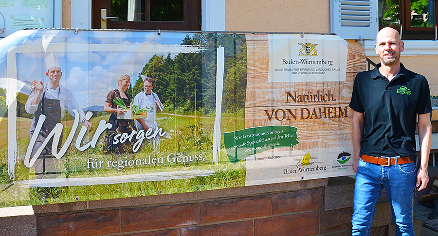Willkommen beim Naturparkwirt Patrick Wagner im Gasthof zur Traube in Eisental bei Bühl.
